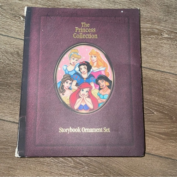 Disney Other - Disney Christmas Ornament Set Storybook Set The Princess Collection 6 Ornaments
